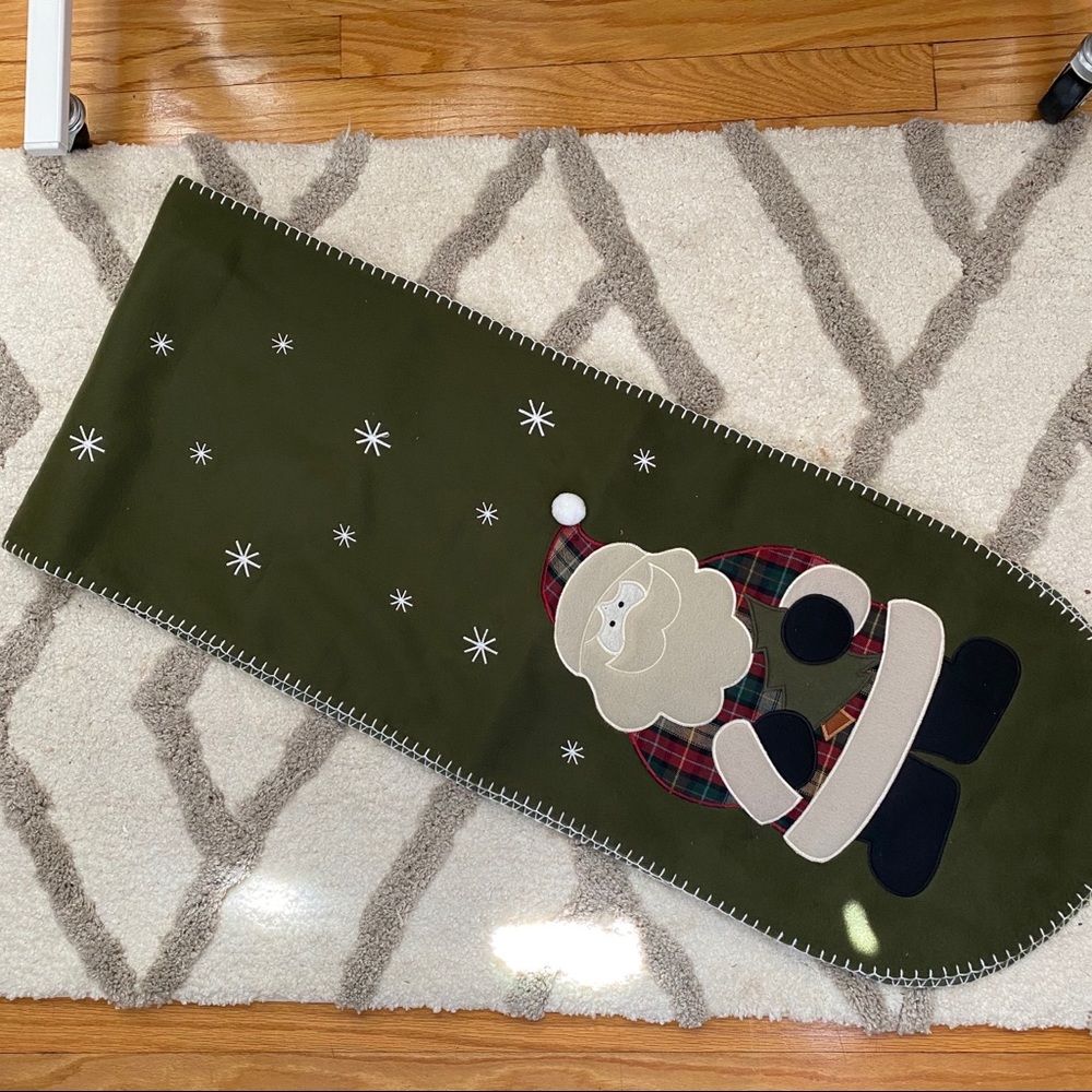 71” x 13” Christmas Santa Table Runner